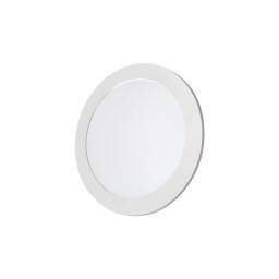 Panel Luz Led Ledstar 12w Redondo Cálido Encastrable