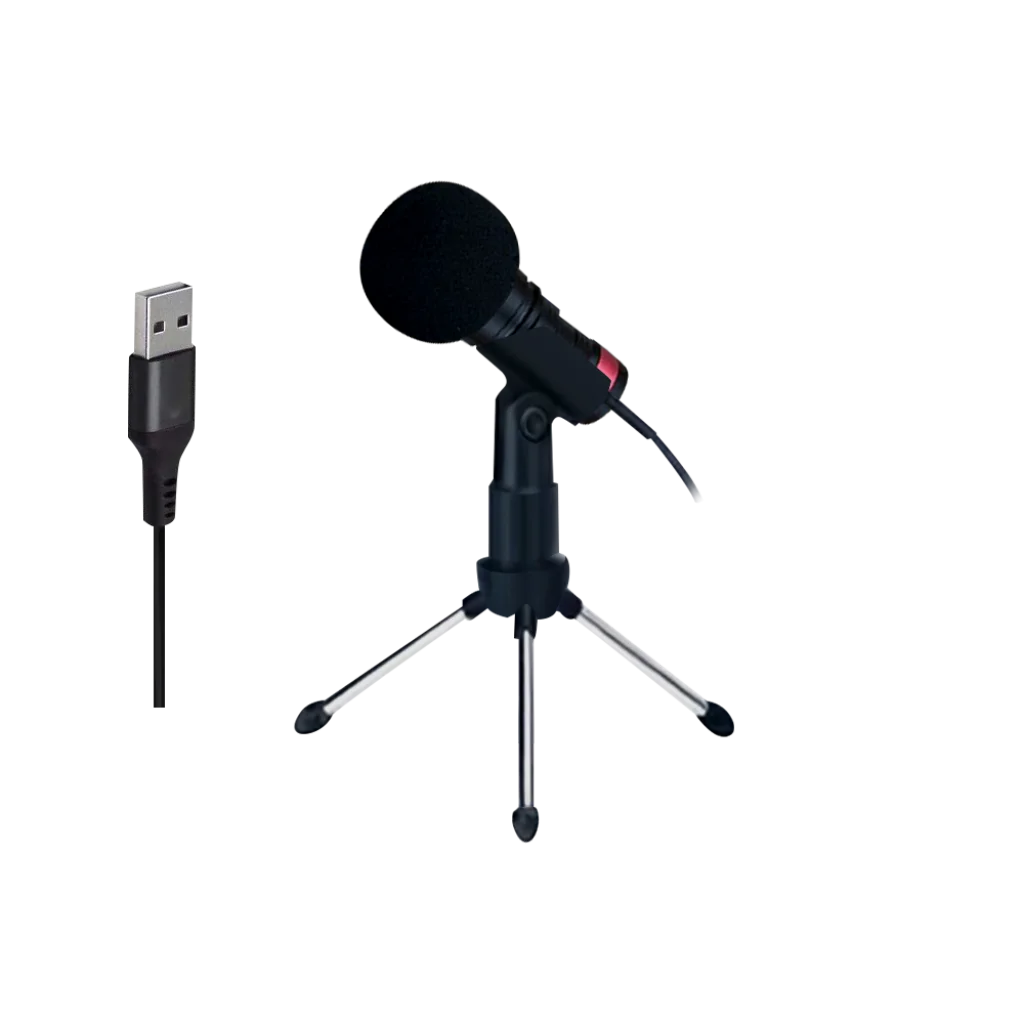 MICROFONO USB CON TRÍPODE