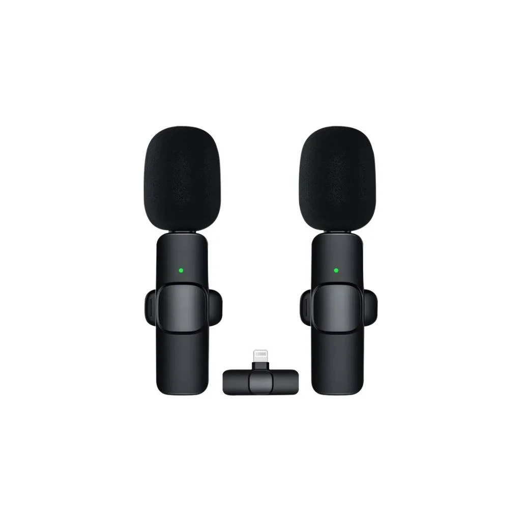 SET DOS MICROFONOS SOLAPEROS INALAMBRICOS IOS