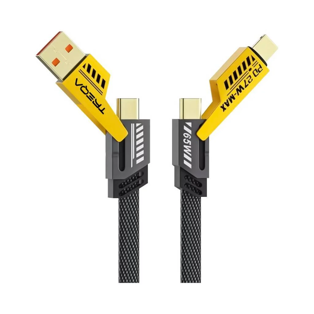 CABLE REFORZADO DE CARGA RÁPIDA Y DATOS TREQA